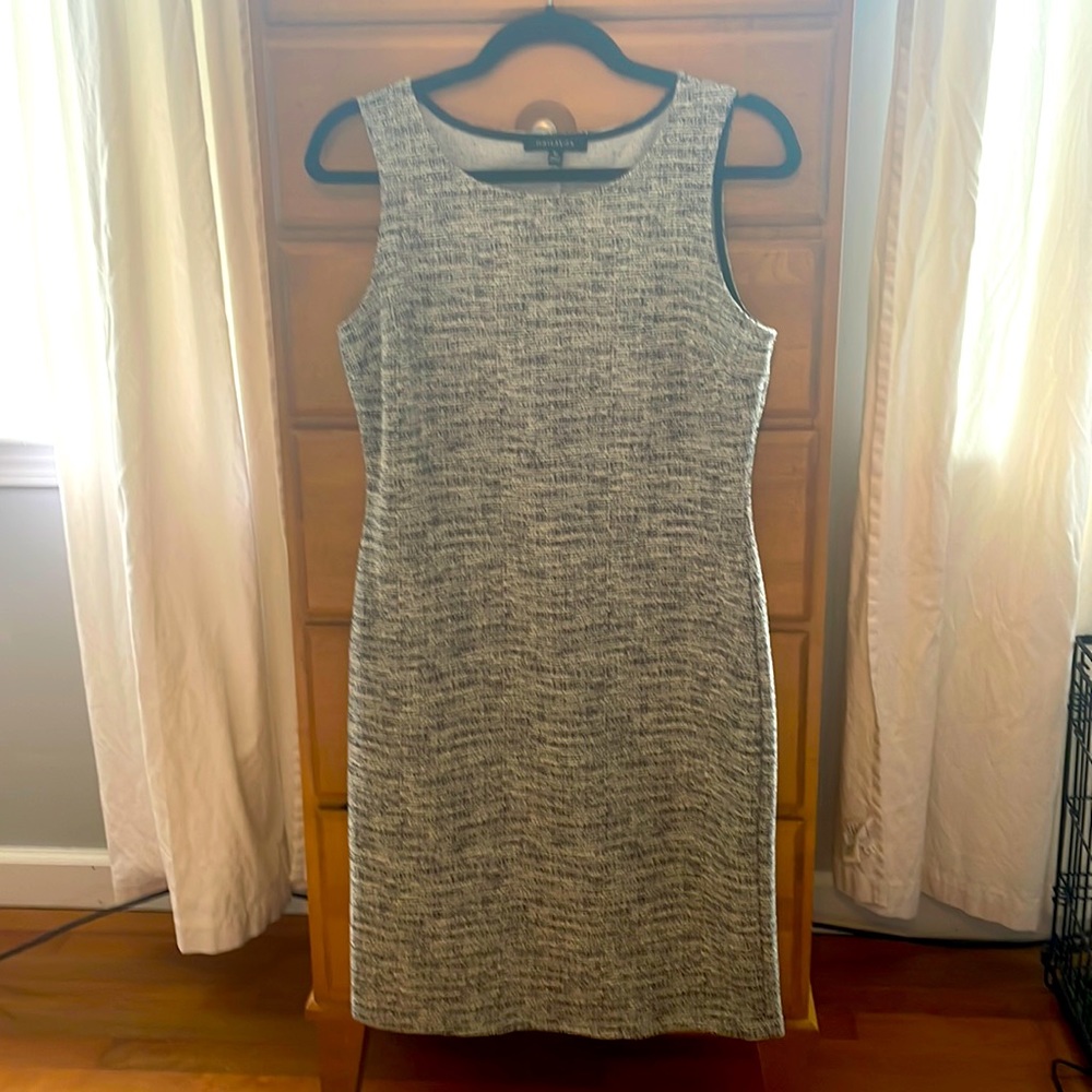 Black and white summer dress